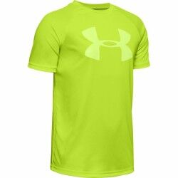 Maglia a Maniche Corte Bambino Under Armour Tech Big Logo Giallo
