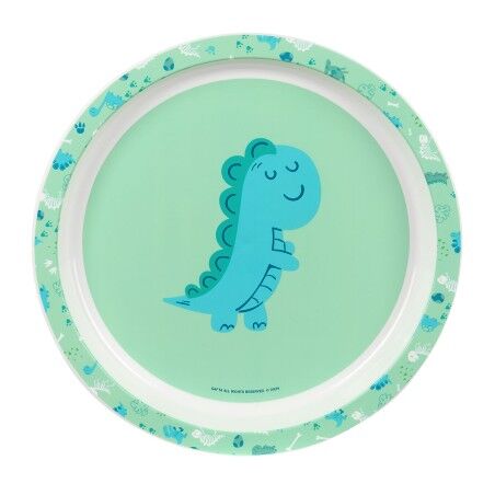 Set di stoviglie per bambini Safta Dino Poliestere 26 x 26 x 9 cm