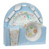 Set di stoviglie per bambini Safta Zoo Poliestere 26 x 26 x 9 cm