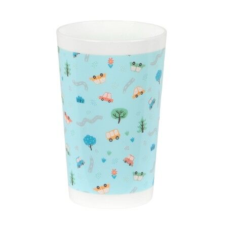 Set di stoviglie per bambini Safta Coches Poliestere 26 x 26 x 9 cm
