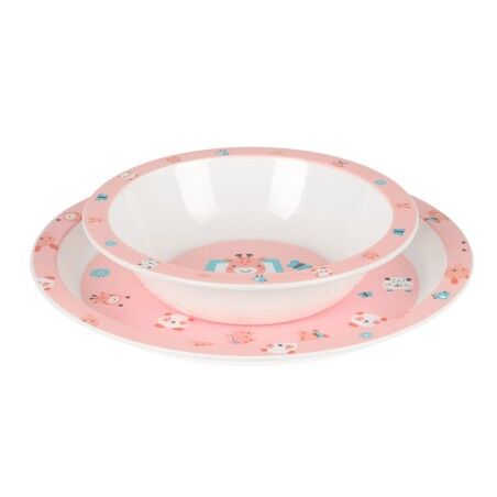 Set di stoviglie per bambini Safta Jirafa Poliestere 26 x 26 x 9 cm