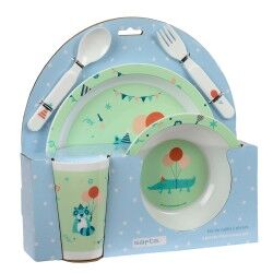 Set di stoviglie per bambini Safta Fiesta Poliestere 26 x 26 x 9 cm