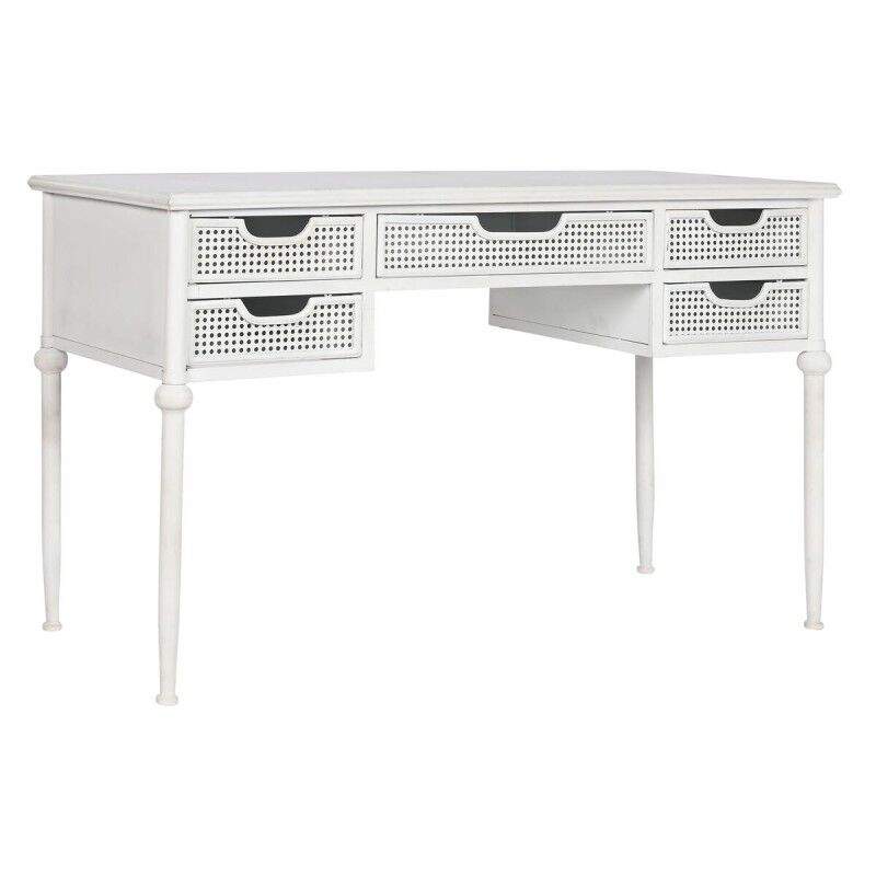 Scrivania Home ESPRIT Bianco Metallo 122 x 50 x 76 cm Scrivania Home ESPRIT Bianco Metallo 122 x 50 x 76 cm