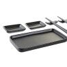 Set per Sushi DKD Home Decor Nero Bambù Gres (31,3 x 19,3 x 2,7 cm)