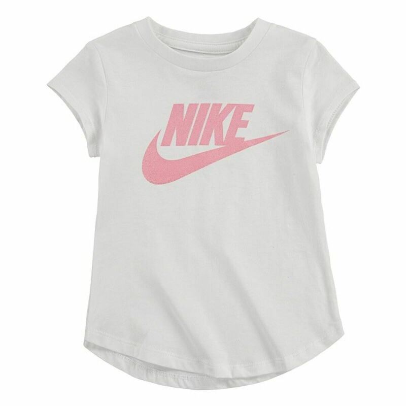 Maglia a Maniche Corte per Bambini Nike Futura SS Bianco Maglia a Maniche Corte per Bambini Nike Futura SS Bianco