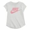 Maglia a Maniche Corte per Bambini Nike Futura SS Bianco