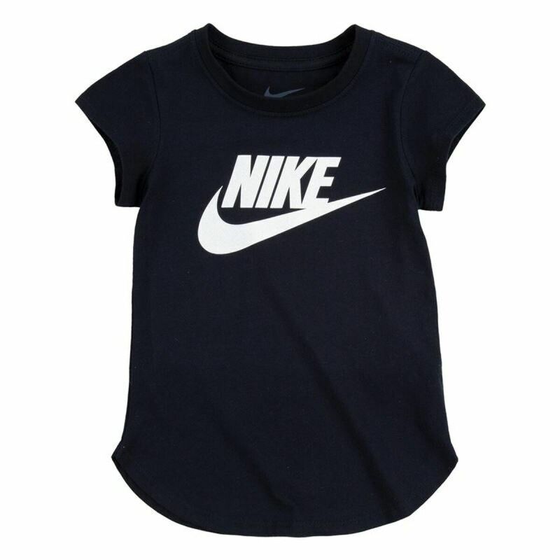 Maglia a Maniche Corte per Bambini Nike Futura SS Nero Maglia a Maniche Corte per Bambini Nike Futura SS Nero