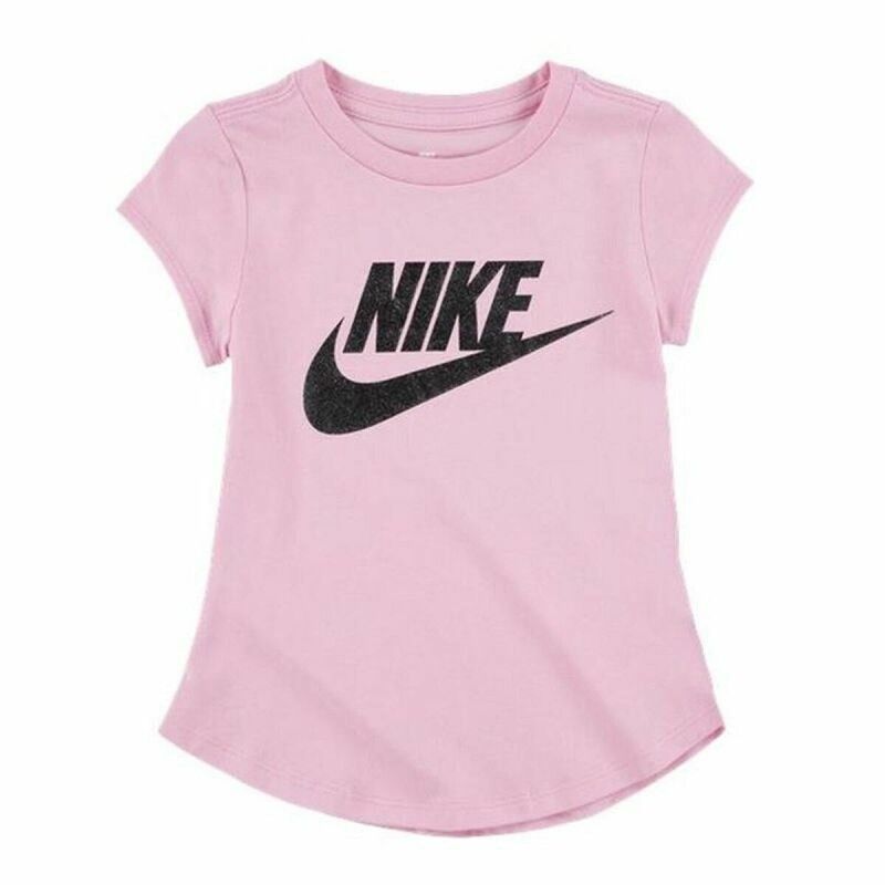 Maglia a Maniche Corte per Bambini Nike Futura SS Rosa Maglia a Maniche Corte per Bambini Nike Futura SS Rosa