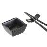 Set per Sushi DKD Home Decor Naturale Nero Bambù Gres Orientale