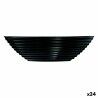 Ciotola Luminarc Harena Negro Nero Vetro 16 cm (24 Unità)