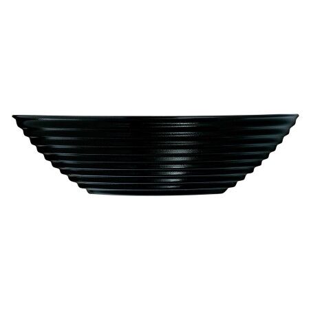 Ciotola Luminarc Harena Negro Nero Vetro 16 cm (24 Unità)