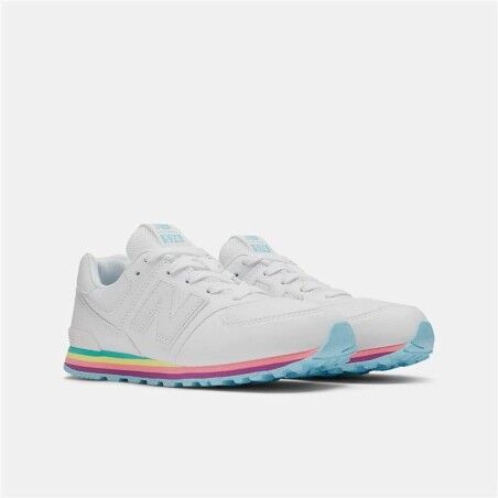 Scarpe Sportive per Bambini New Balance 574 Core Bianco