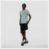 Maglia a Maniche Corte Uomo New Balance Sport Essentials Barrel Azzurro Chiaro