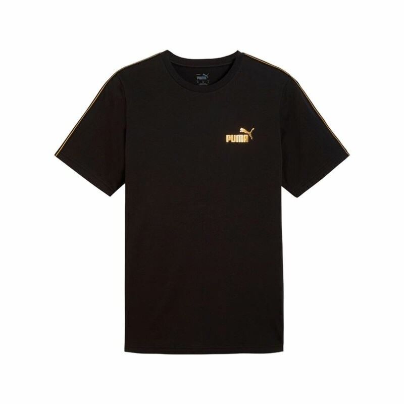 Maglia a Maniche Corte Uomo Puma Ess Tape Minimal Gold