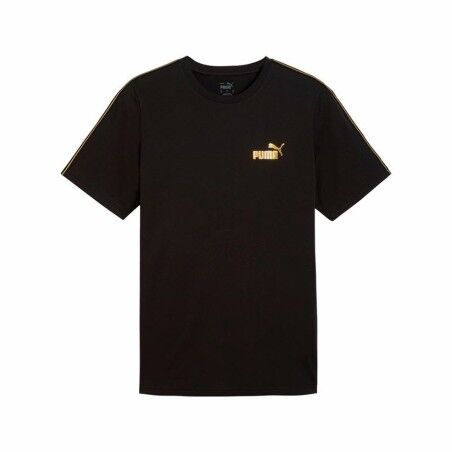 Maglia a Maniche Corte Uomo Puma Ess Tape Minimal Gold
