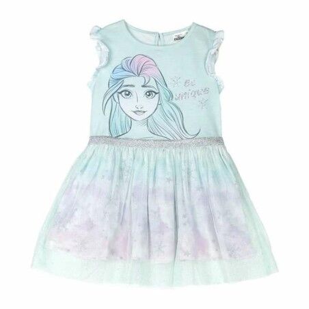 Vestito Frozen Turchese Bambina