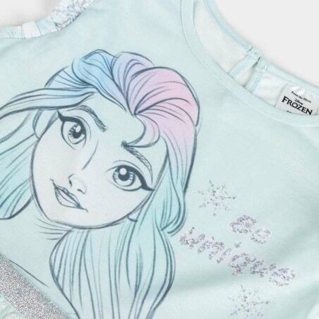 Vestito Frozen Turchese Bambina