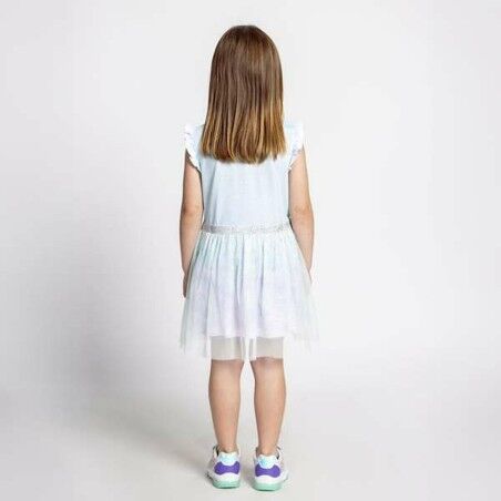 Vestito Frozen Turchese Bambina