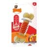 Giocattolo da mordere per cani Nylabone Extreme Chew Pro Action Bacon Taglia M Nylon
