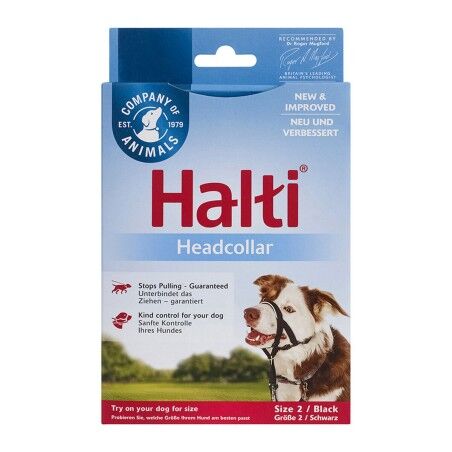 Collari da addestramento per cani Company of Animals Halti Nero Museruola (35-48 cm)