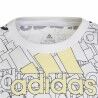 Maglia a Maniche Corte per Bambini Adidas Brand Love  Bianco