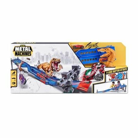 Pista da Corsa Zuru Metal Machines 4-Lane Raptor Attack 70 x 11 x 30 cm