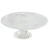 Piatto da pranzo Home ESPRIT Trasparente Cristallo 20,5 x 20,5 x 7,5 cm