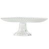 Piatto da pranzo Home ESPRIT Trasparente Cristallo 20,5 x 20,5 x 7,5 cm