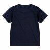 Maglia a Maniche Corte per Bambini Nike Swoosh Blu Marino