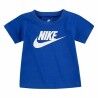 Maglia a Maniche Corte per Bambini Nike Futura SS Azzurro