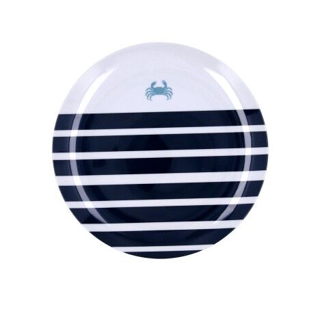 Piatto da pranzo Quid Atlantic Multicolore Bioplastica 25 cm (12 Unità)