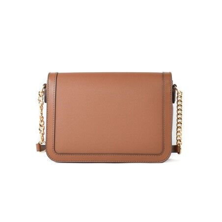 Borsa a Tracolla Michael Kors Leida Marrone 23 x 17 x 6 cm