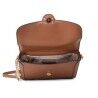 Borsa a Tracolla Michael Kors Leida Marrone 23 x 17 x 6 cm