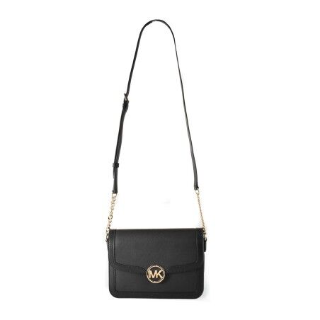 Borsa a Tracolla Michael Kors Leida Nero 24 x 17 x 6 cm