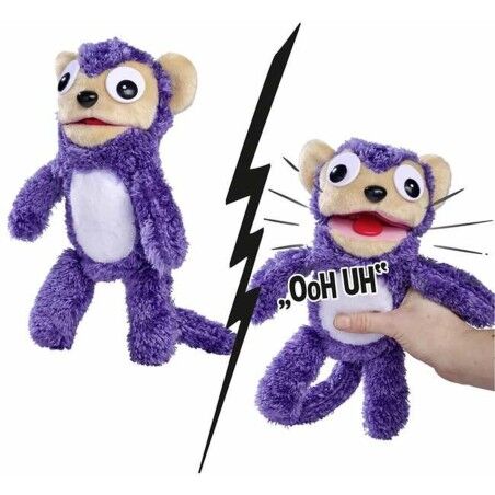 Peluche con Suono Simba Screamerz Scimmia 30 cm Viola