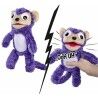 Peluche con Suono Simba Screamerz Scimmia 30 cm Viola