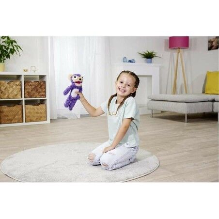 Peluche con Suono Simba Screamerz Scimmia 30 cm Viola