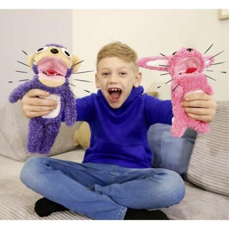 Peluche con Suono Simba Screamerz Scimmia 30 cm Viola