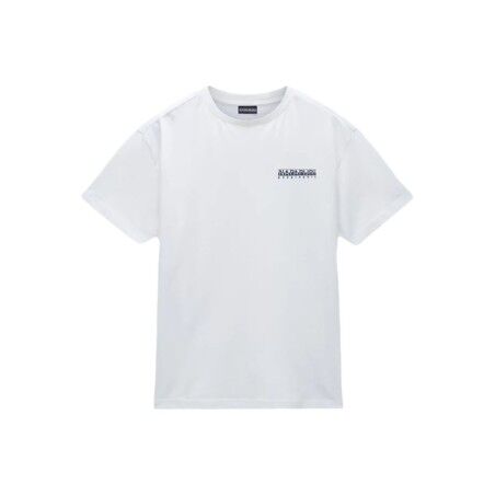 Maglia a Maniche Corte Uomo Napapijri S-Linth Ss Bianco