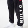 Pantalone per Adulti New Era NBA Colour Block Chicago Bulls Nero Uomo