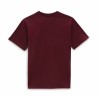 Maglia a Maniche Corte Bambino Vans Classic OTW Rosso Scuro