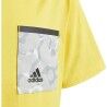 Maglia a Maniche Corte per Bambini Adidas Future Pocket Giallo