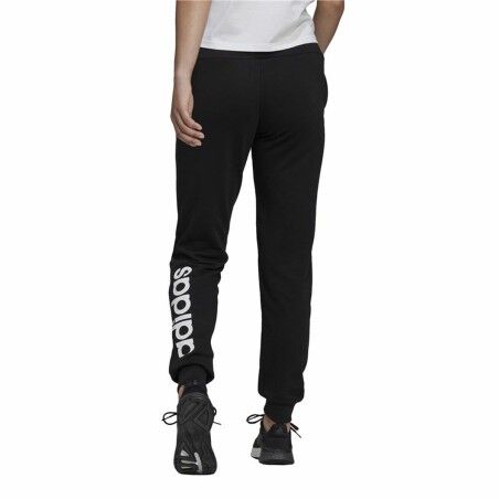 Pantalone Lungo Sportivo Adidas French Terry Logo Donna Nero