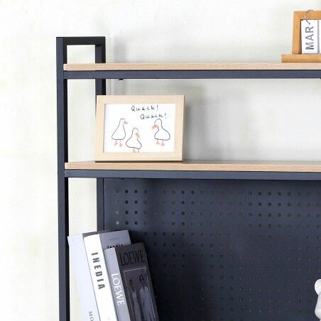 Scrivania con scaffali Max Home Acciaio Melammina Truciolare 84 x 148 x 50 cm