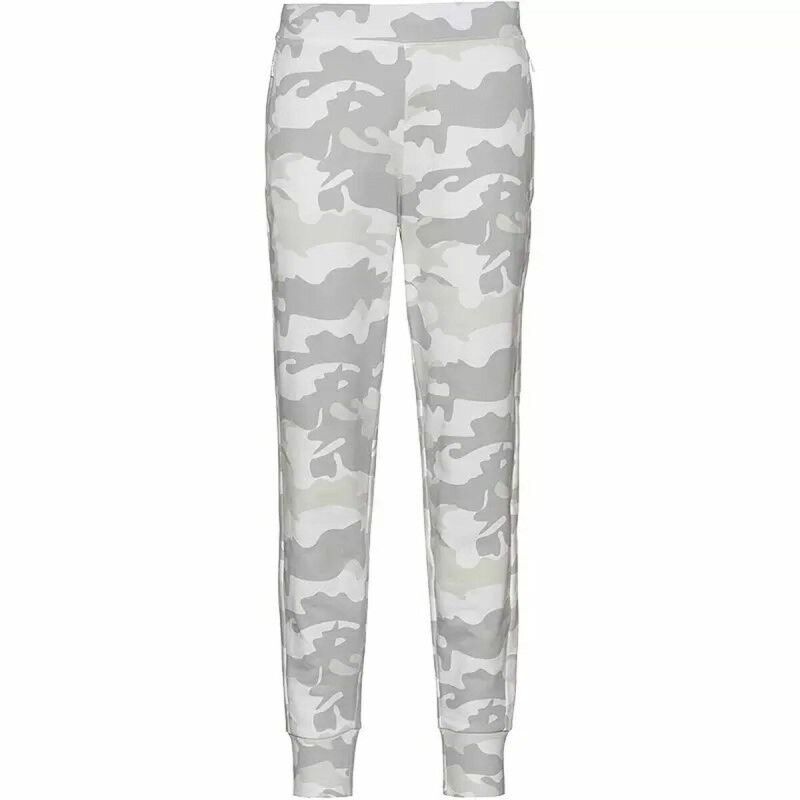 Pantalone Lungo Sportivo Calvin Klein Printed Donna Bianco Pantalone Lungo Sportivo Calvin Klein Printed Donna Bianco
