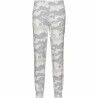 Pantalone Lungo Sportivo Calvin Klein Printed Donna Bianco