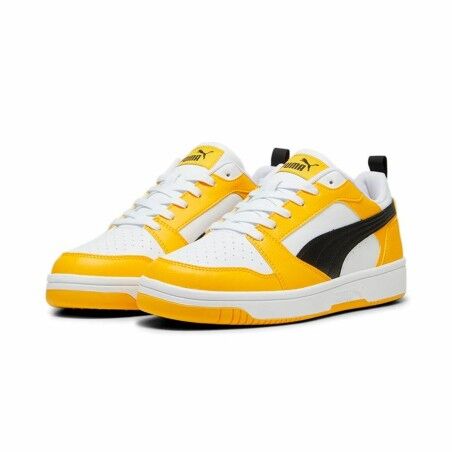 Scarpe da Tennis Casual Uomo Puma Rebound V6 Low Giallo