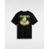 Maglia a Maniche Corte Uomo Vans Down Time Nero