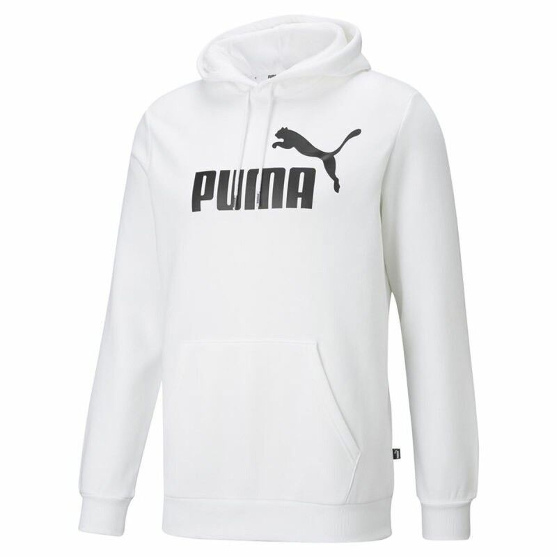 Felpa con Cappuccio Uomo Puma Ess Big Logo Bianco Felpa con Cappuccio Uomo Puma Ess Big Logo Bianco