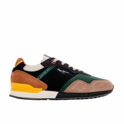 Scarpe da Tennis Casual Uomo Pepe Jeans Dark Stone Beige Marrone Chiaro